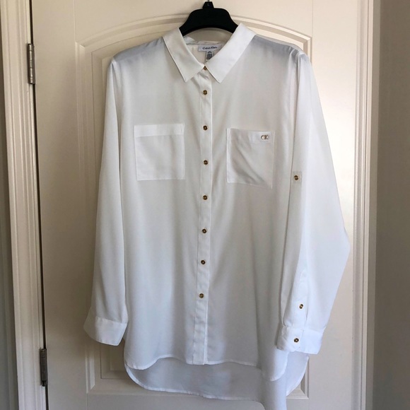 Calvin Klein Tops - Calvin Klein Woman’s white blouse